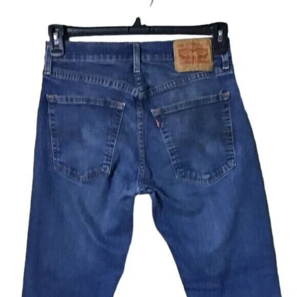 Levis 553 Men Relaxed Fit Straight Leg Jeans Size 30 Western Classic Blue - Picture 5 of 10